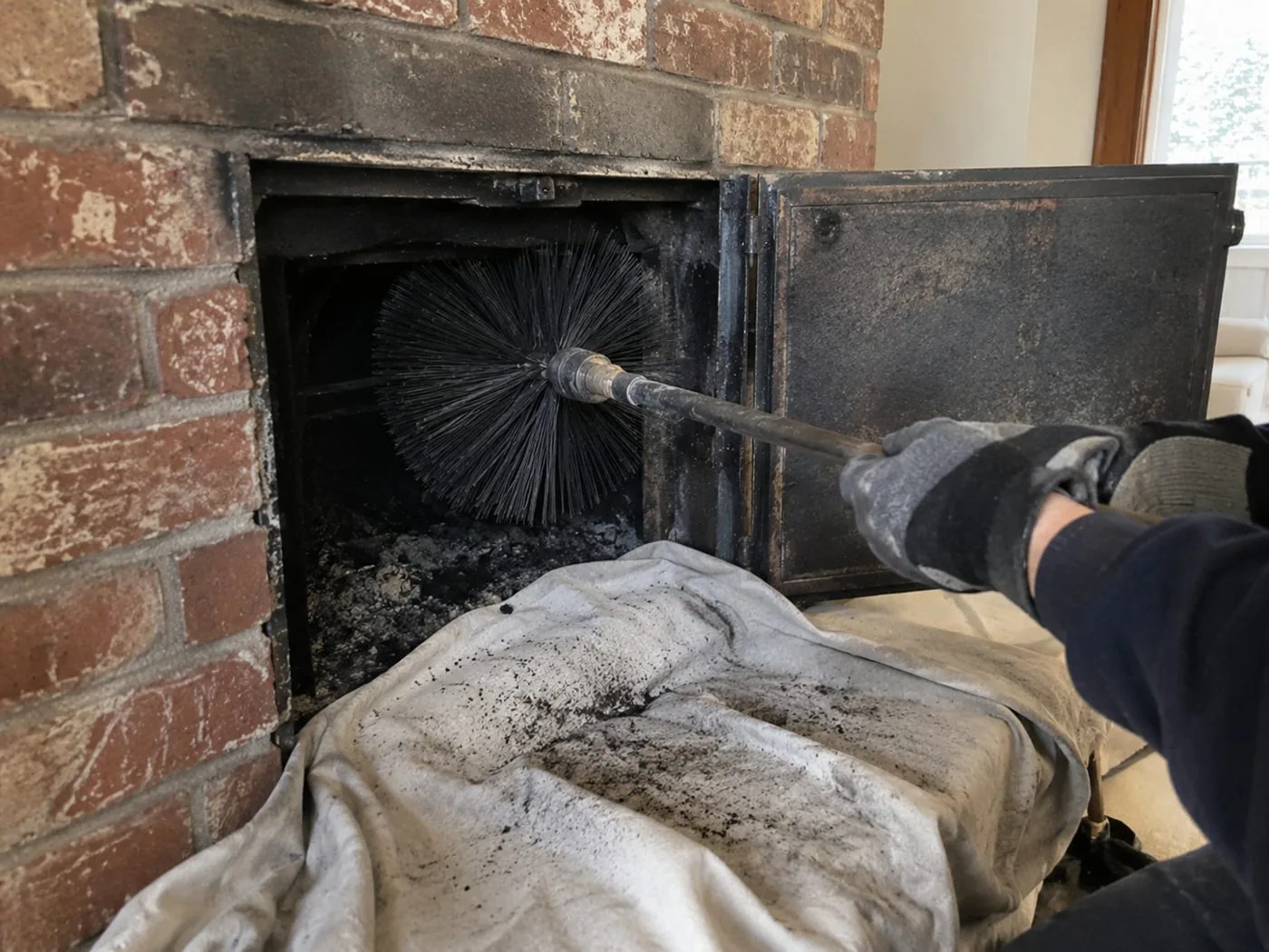 Chimney cleaning