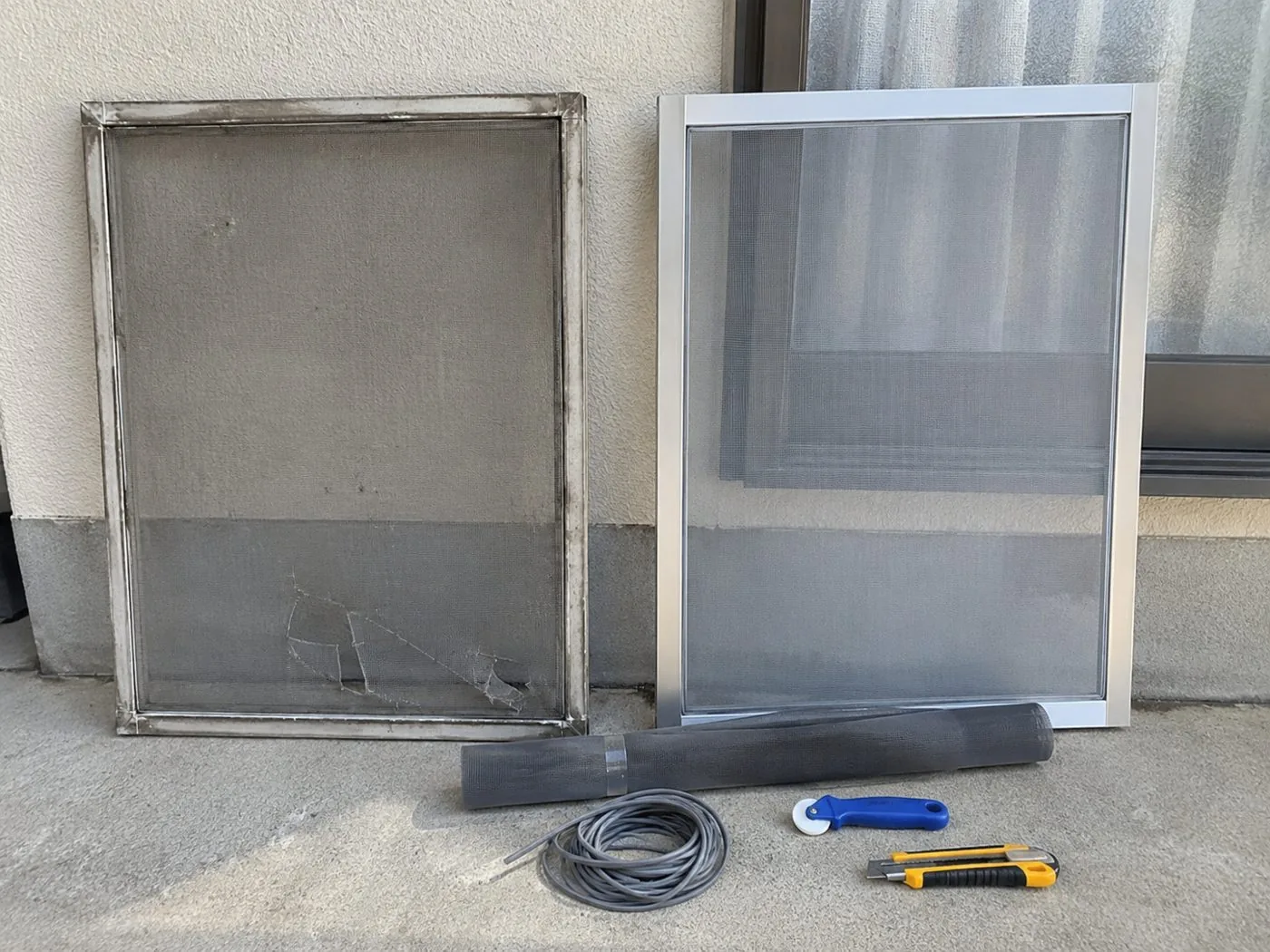 Window screen replacement